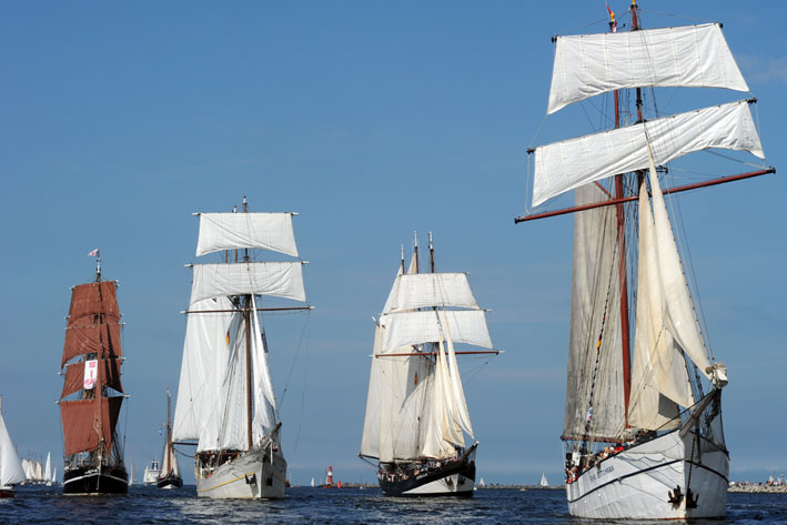 hanse sail rostock - positionskämpfe