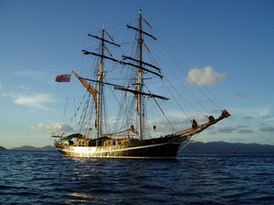 Segelschiff Karibik